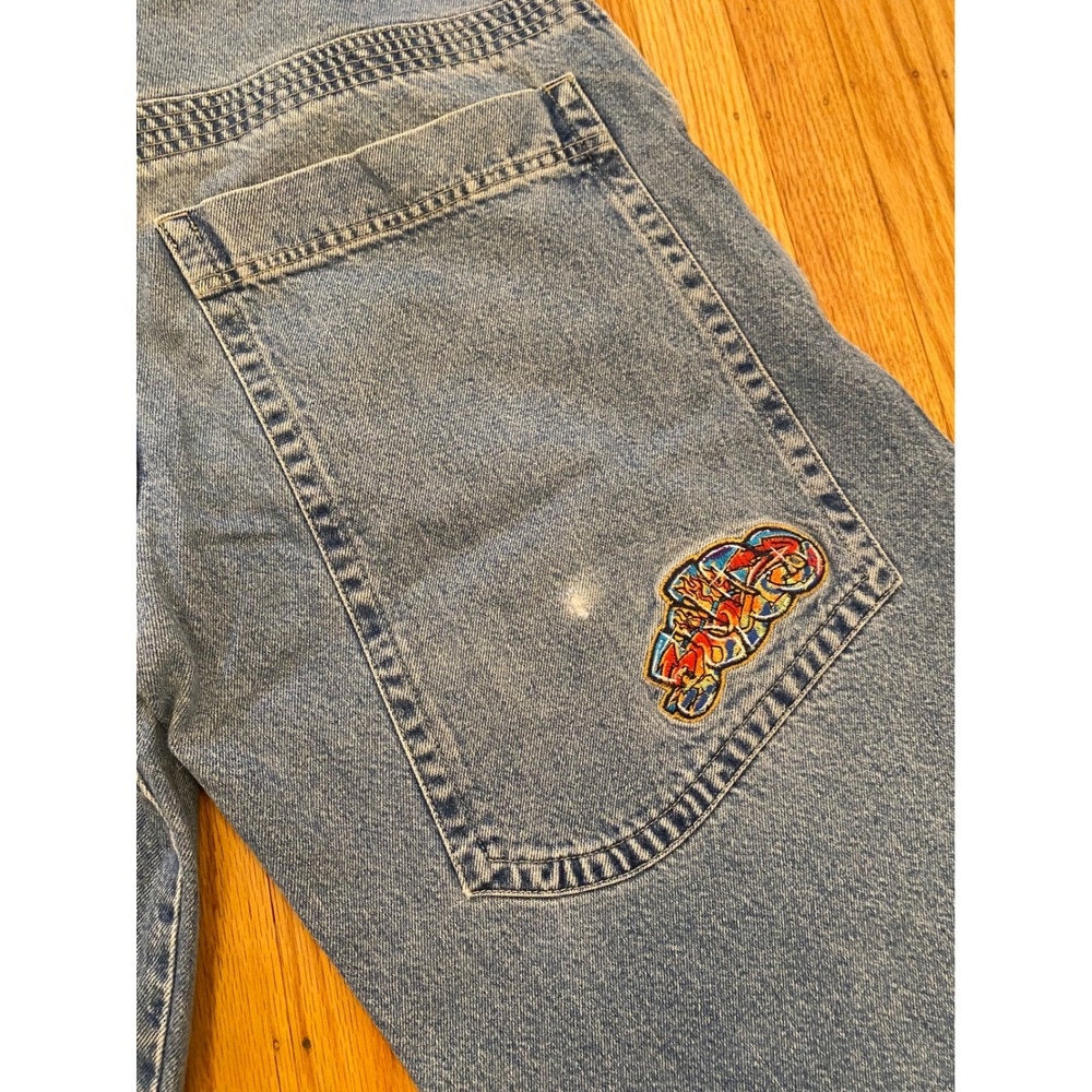 JNCO Burner Vintage Wide Leg Skater Jeans Size 34
